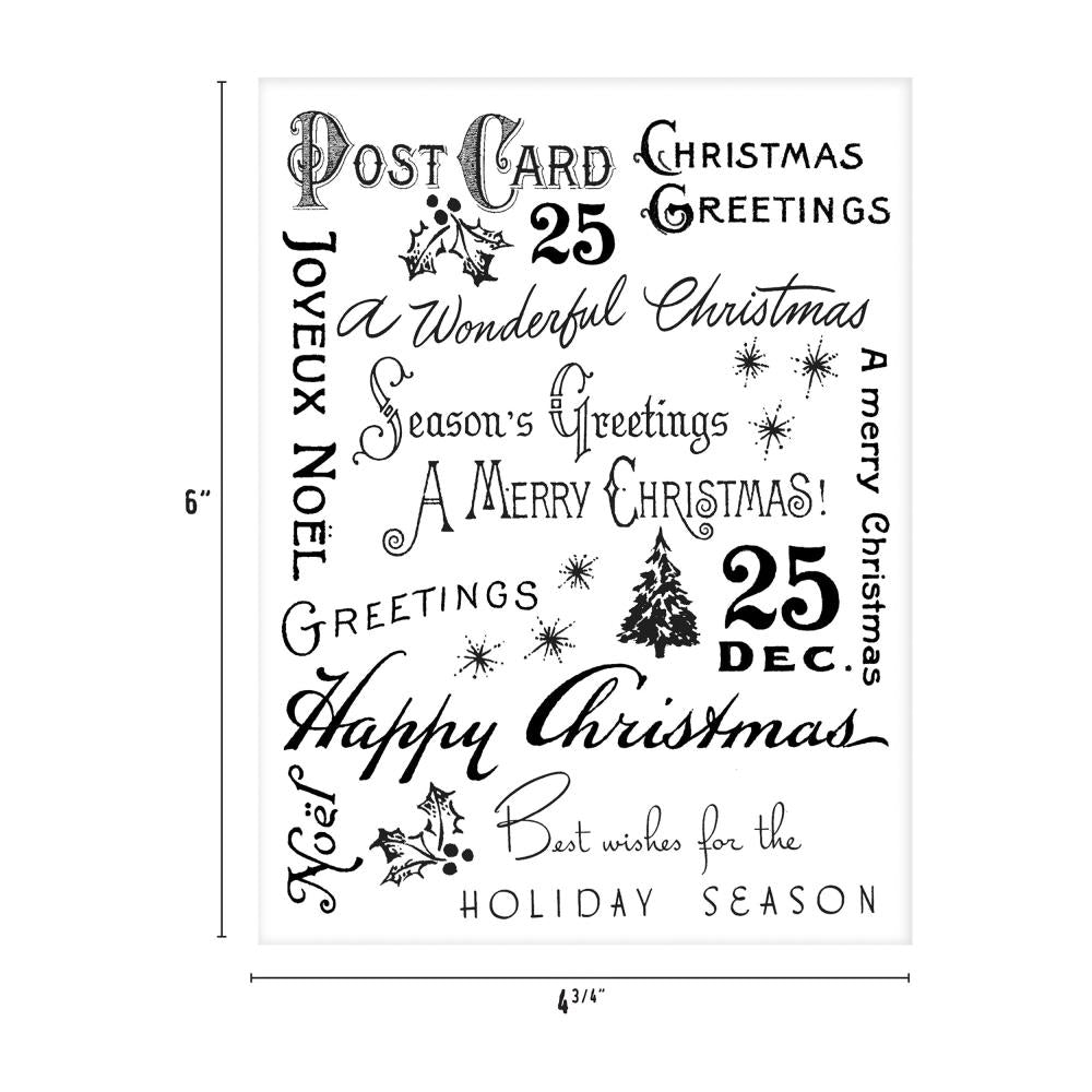 Tim Holtz Idea-ology Christmas Collage Paper Set