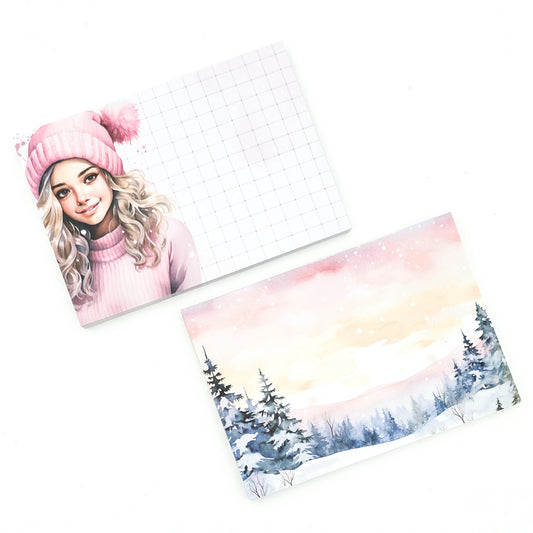 M!M: Winter Morning A7 Note Pad Set