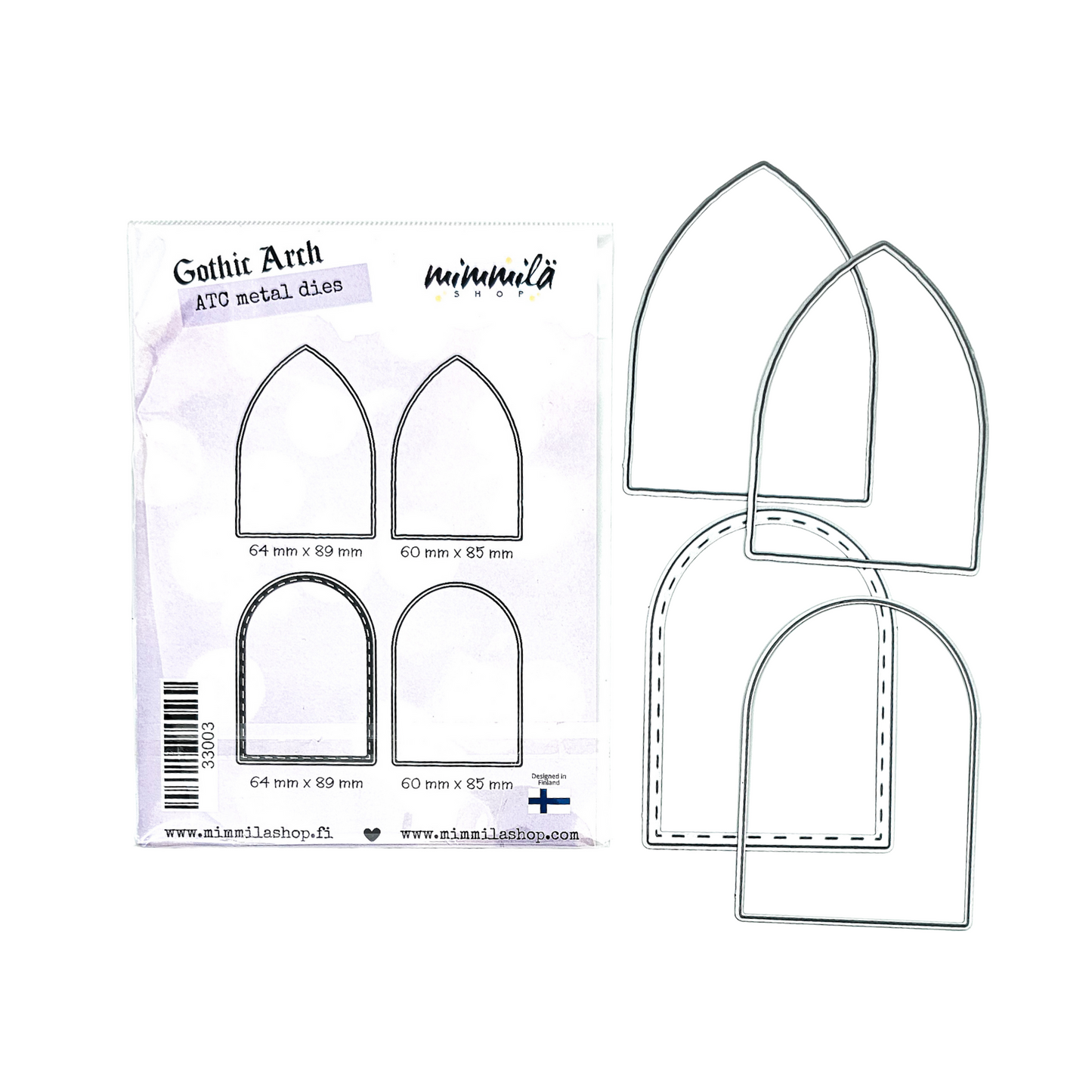 M!M: Gothic Arch ATC Metal Die Set