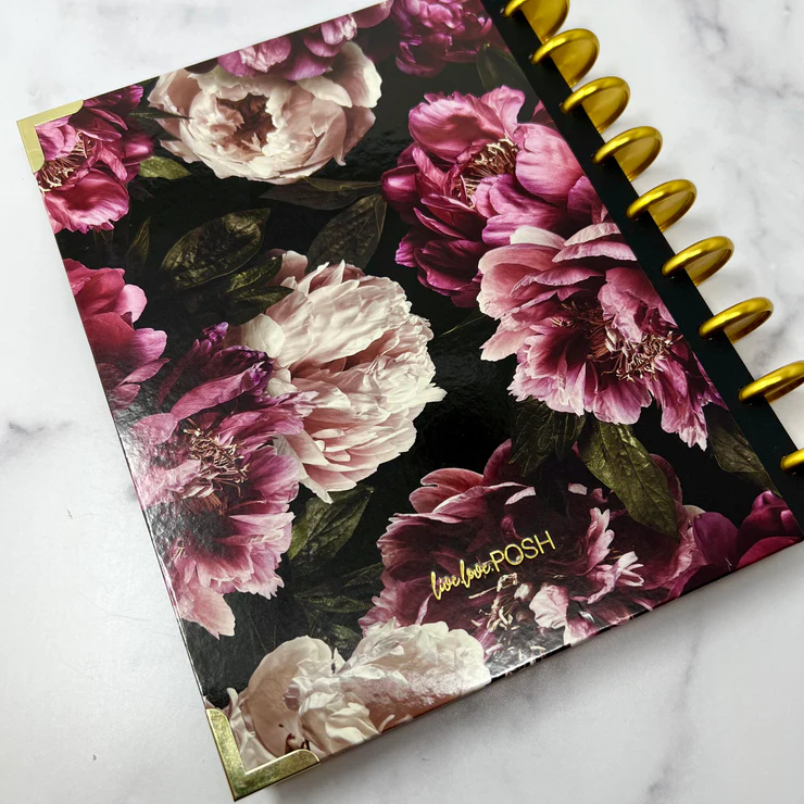 LLP: "Posh Florals" Chipboard Cover Set