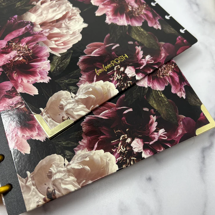 LLP: "Posh Florals" Chipboard Cover Set