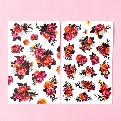 LLP: "Jewel Tone Blooms" Sticker Book