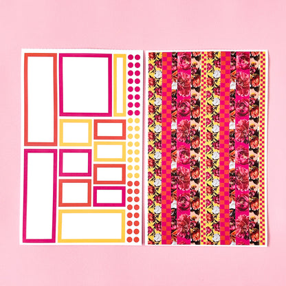 LLP: "Jewel Tone Blooms" Sticker Book