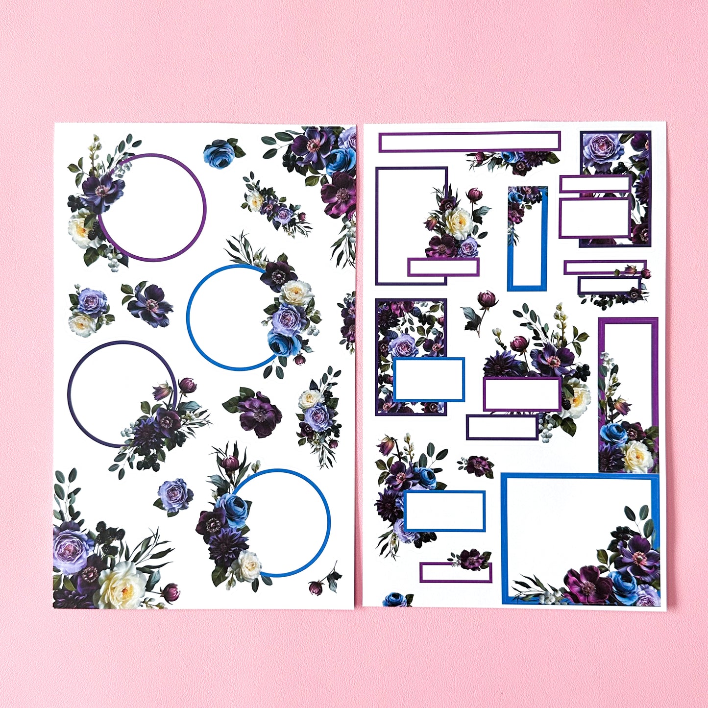 LLP: "Jewel Tone Blooms" Sticker Book