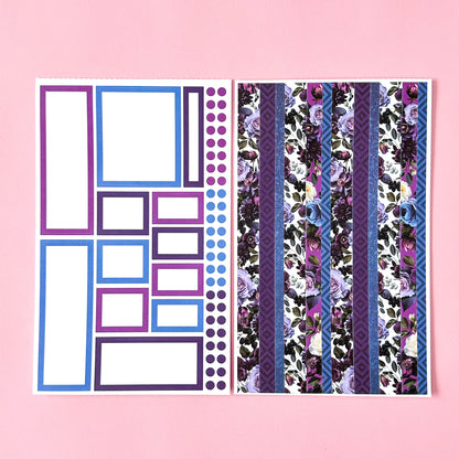 LLP: "Jewel Tone Blooms" Sticker Book