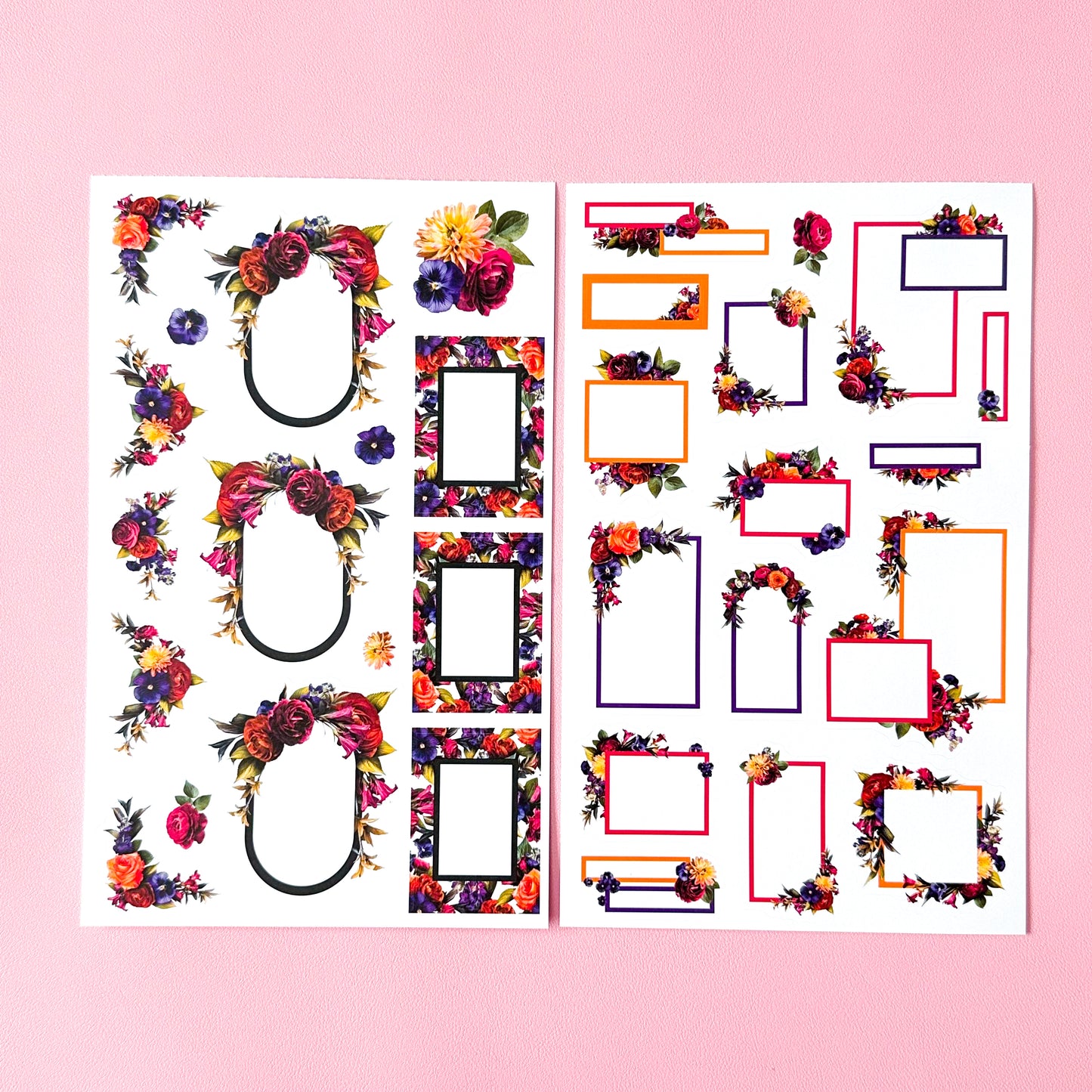 LLP: "Jewel Tone Blooms" Sticker Book