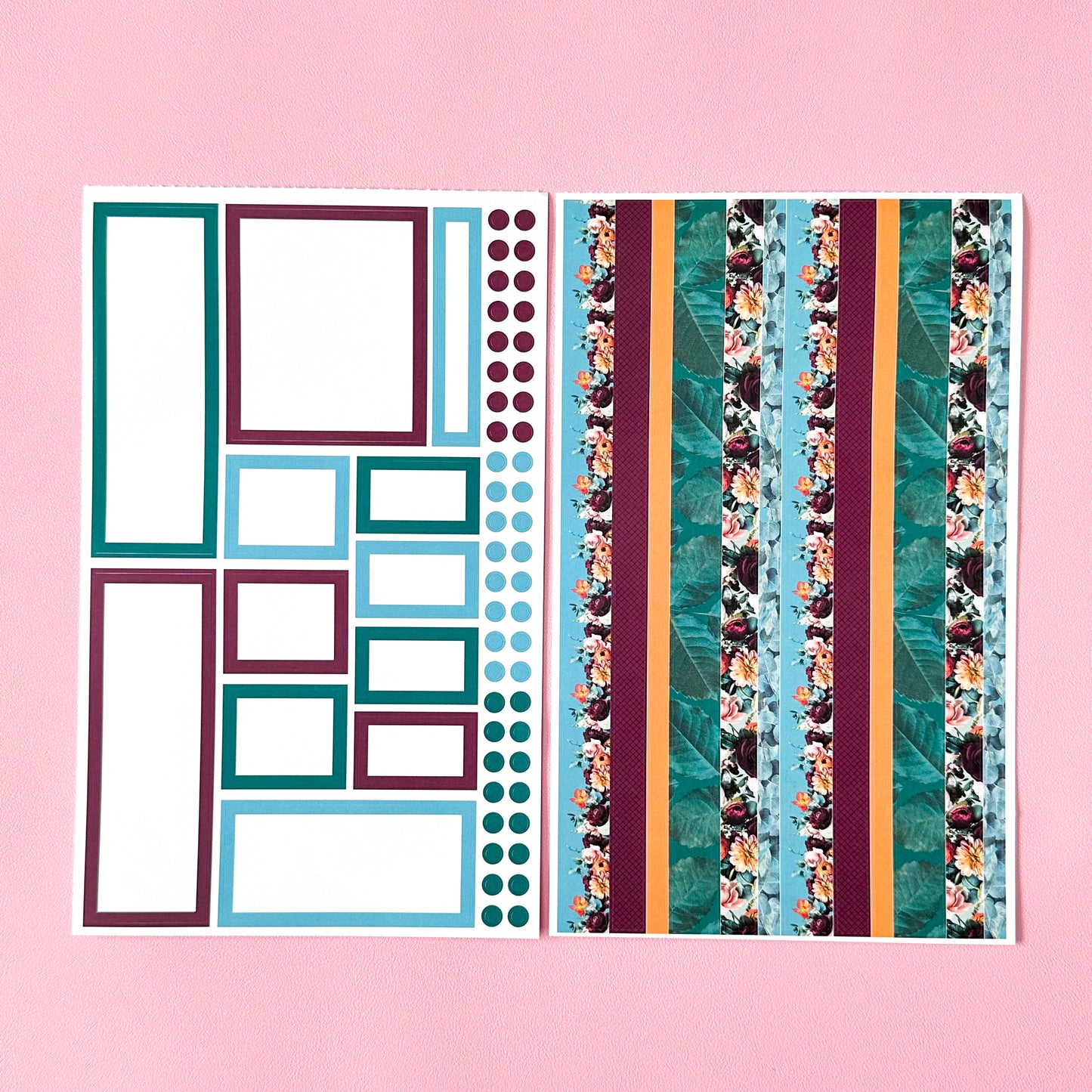 LLP: "Jewel Tone Blooms" Sticker Book