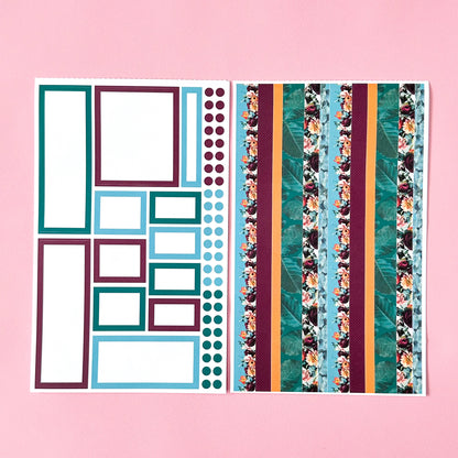 LLP: "Jewel Tone Blooms" Sticker Book