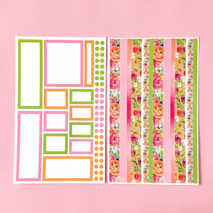 LLP: "Pastel Blooms" Sticker Book