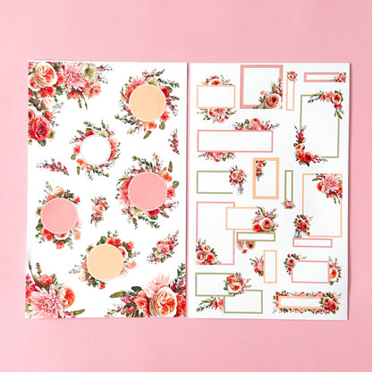 LLP: "Pastel Blooms" Sticker Book