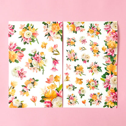 LLP: "Pastel Blooms" Sticker Book