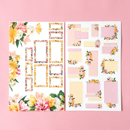 LLP: "Pastel Blooms" Sticker Book