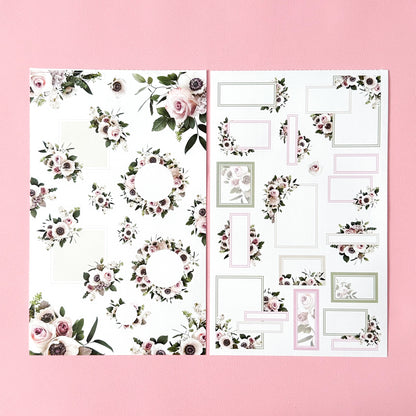 LLP: "Pastel Blooms" Sticker Book