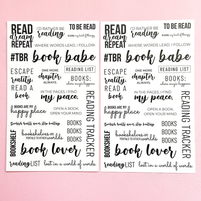 LLP: "Book Babe" Sticker Book