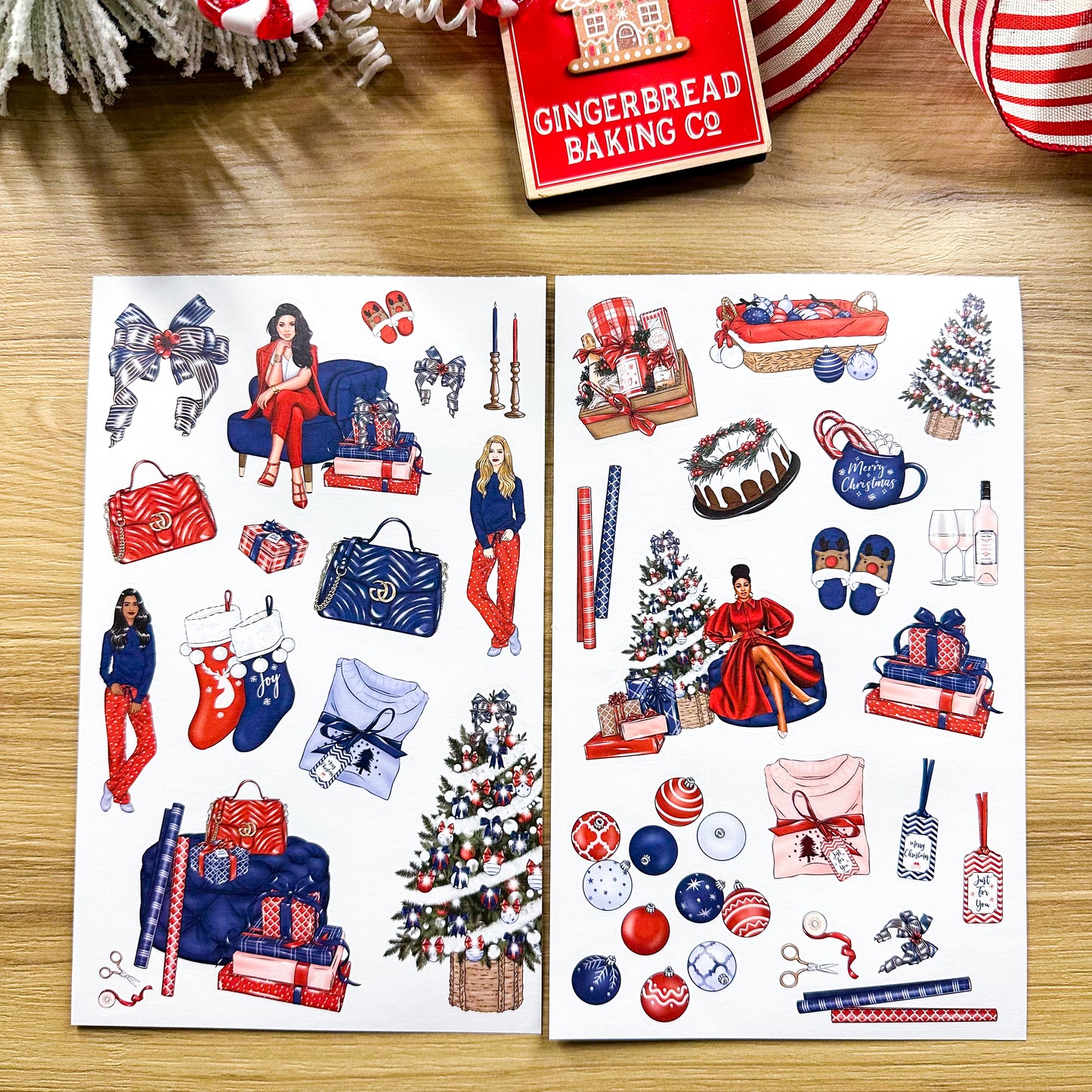 LLP: "Chic Christmas" Sticker Book