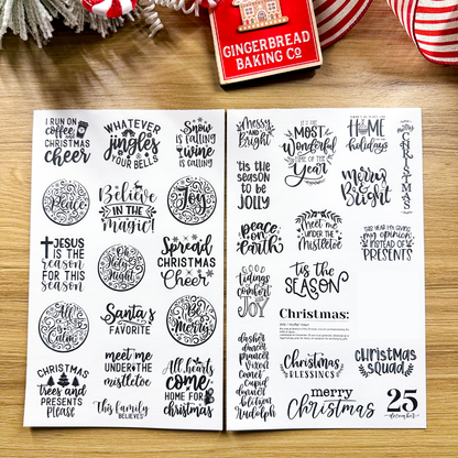 LLP: "Chic Christmas" Sticker Book