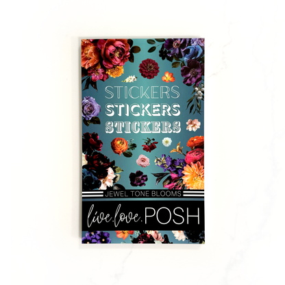 LLP: "Jewel Tone Blooms" Sticker Book