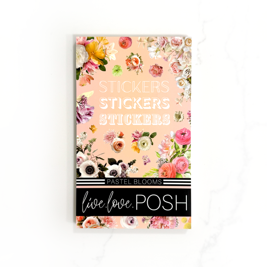 LLP: "Pastel Blooms" Sticker Book