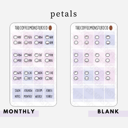 TCMC: Mini Monthly Tabs (Several Color Options)