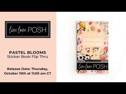 LLP: "Pastel Blooms" Sticker Book