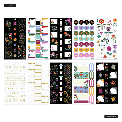 HP: "RADIANT GARDEN" CLASSIC 30 SHEET STICKER BOOK