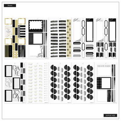 HP: "MODERN IMPRESSION" CLASSIC 30 SHEET STICKER BOOK