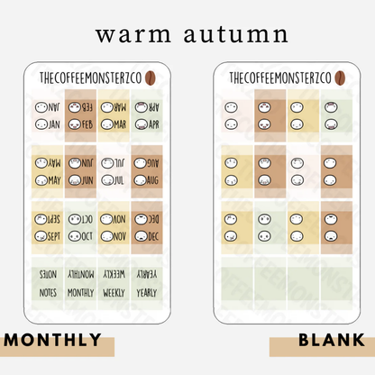 TCMC: Mini Monthly Tabs (Several Color Options)