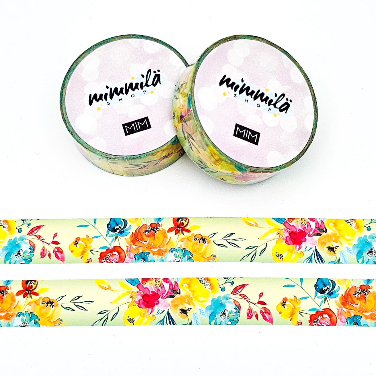 M!M: Lemony Florals Washitape